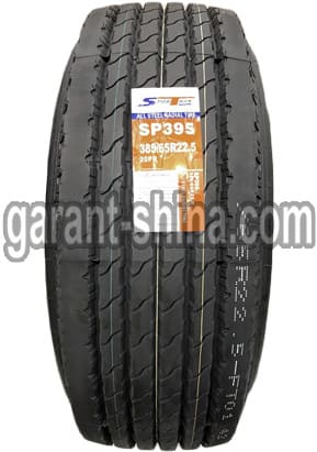 SporTrak SP395 (руль/прицеп) 385/65 R22.5 160K 20PR - Фото протектора с этикеткой